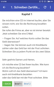 Im nächsten jahr fahre ich nach deutschland und ich will gut deutsch sprechen. Schreiben Zertifikat A1 A2 B1 B2 Brief Oder Email Para Android Apk Baixar