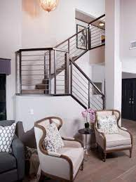 Brother Vs Brother Living Room Renovations From Drew And Jonathan Scott Room Renovation Living Room Renovation Modern Stairs