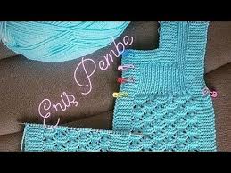 Badem Yelek 2 Bolum Youtube Knitting Videos Crochet Baby Knitting