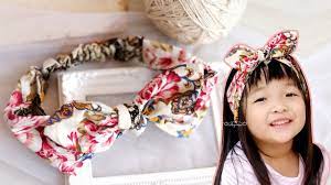 Diy Cotton Headband Tutorial How To Make A Headband Out Of Fabric Youtube
