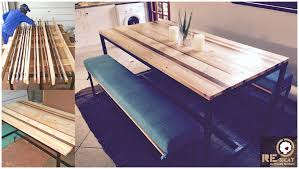 Table Top With 7 Different Types Of Wood Laminated Together Powder Coated Square Tube Steel Frame Coffee Table Table Wood Laminate