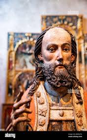 Christian monk statue hi-res stock photography and images