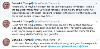 Image result for trump king of israel