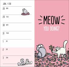 Simon S Cat Slim Diary 2019 Calendar Club Uk Simons Cat Animal Humour Cats