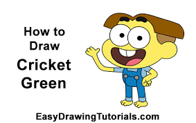 At ten years old, cricket is the youngest child in the green family, and the younger brother of tilly. How To Draw Cricket Big City Greens Video Step By Step Pictures