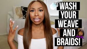 A quick weave will need glue as. How To Wash Your Sew In Weave And Real Hair Underneath Ft Unice Youtube