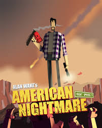 Alan Wake American Nightmare Cover Remake D By Ehnoi Low Poly Character Low Poly Art Survival Horror Game
