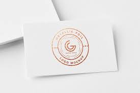 Free Metallic Foil Logo Mockup Download Free Logo Mockup Logo Mockup Free Logo Mockup Psd