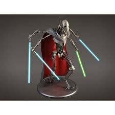 General Grievous Your Lightsabers Will Make A Fine Addition To My Collection Star Wars General Grievous Rigged For 3dsmax 3d Model Star Wars Artwork Star Wars Models 3d Model
