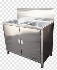 Tools are included for easy assembly. Table Kitchen Sink Stainless Steel Cabinet Transparent Png