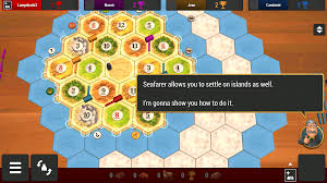 You can unlock the expansions, the base game, the rise of the inkas and rivals for catan by in the setup of a game, you can select the level of difficulty for the npcs. Catan Universe App Review Pixelated Cardboard