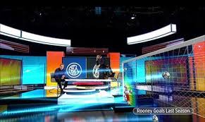 Paper valentine hearts falling down hanging on string green background. Bt Sport Signs Up For Piero Augmented Reality News Broadcast
