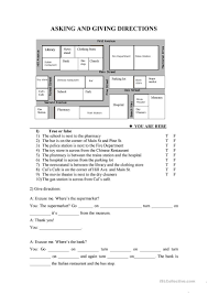 This printable blank map of europe can help you or your students learn the names and locations of all the countries from this world region. Asking And Giving Directions English Esl Worksheets For Distance Learning And Physical Classrooms Map Worksheets Teaching Maps Give Directions