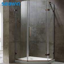 Choose from a variety of glass options to meet your design and privacy needs. China Bathroom Hotel Hardware Glass Door Shower Room With Bathtub China Shower Room With Bathtub Bathroom Shower Room