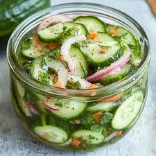 Fresh Pickled Cucumber Salad Recipe