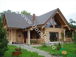 Case Din Busteni Cabane Din Lemn Proiecte Case Lemn Rotund Rustic House House In The Woods Wooden Cottage