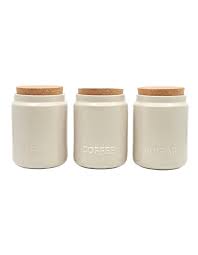 New french country farmhouse blue antique shoppe coffee tea sugar canister set. Tea Coffee Sugar Canister Set Shop Online Myer