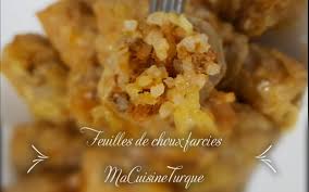 Les Feuilles De Choux Farcies Lahana Sarmasi Ma Cuisine Turque Recette Feuilles De Chou Farcies Chou Farci Recette Turque Facile