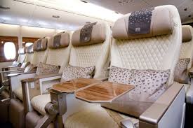 Emirates' a380 premium economy cabin (backview). First Look Of Emirates Premium Economy And Upgraded Cabin On A380