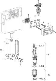 Chasse d'eau encastrée qui fuit lorsque le réservoir est rempli. Pieces De Rechange Pour Reservoir De Chasse Delta 12 Cm Up100 A Partir De 2005