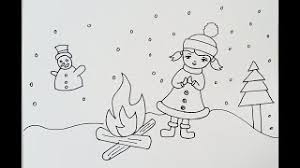 Learn how to draw winter season pictures using these outlines or print just for coloring. Best Of Winter Season Drawing Free Watch Download Todaypk