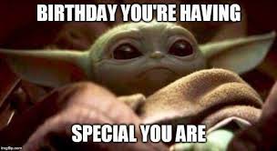 Pin By Moraima Martinez On Baby Yoda Yoda Funny Yoda Happy Birthday Yoda Meme