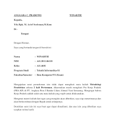 Surat keterangan izin kerja memiliki fungsi yang sama dengan kedua jenis surat sebelumnya. Contoh Surat Izin Tidak Mengikuti Kuliah Karena Kerja Contoh Surat