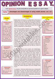 Opinion Essay Advantages And Disadvantages Of Mobile Phones Guided Writing Example Esl Works Essay Writing Skills Essay Writing Examples Opinion Essay