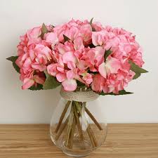 Red peony & hydrangea silk flower arrangement. Plastic Party Wedding Hydrangea Decoration Silk Flower Artificial Flowers Bouquet Fake Flowers Buy From 9 On Joom E Commerce Platform
