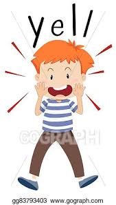 The best gifs are on giphy. Vector Art Boy Yelling Out For Something Eps Clipart Gg83793403 Gograph