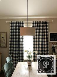 Black And White Buffalo Check Curtains 96 Inches Black And White Buffalo Check Curtains Rod Pocket Farmhouse Plaid Curtain Panels Custom Sizes Buffalo Check Curtains Check Curtains No Sew Curtains
