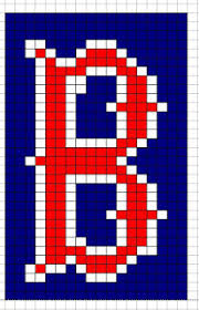 chemknits red sox knitting charts