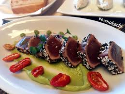 Tuna Tataki Gegessen In Der Hisa Torkla Korte Slowenien Lebensmittel Essen Essen Essen Reise