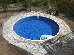 The Rockwood 24 39 X 52 Quot Round Swimming Pool With Liner Amp Skimmer Diy Swimming Pool Semi Inground Pools Round Pool