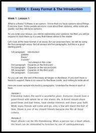 Homeschool High School Essay Writing Intro Lesson To Our No Busywork User Friendly Curriculum 7 Sisters Homeschool School Essay Friendship Essay Good Essay