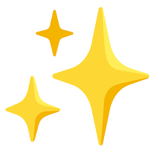Sparkles emoji — Emoji Family
