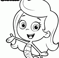 You can download and print this molly from bubble guppies coloring pages,then color it with your kids or share with your friends. Bubble Guppies Coloring Pages Molly Coloring And Drawing