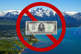 — flames from the caldor fire moved closer to south lake tahoe on monday night as the entire area was placed under a mandatory evacuation order and firefighters battled. South Lake Tahoe Ca Approves 1 000 Fines For Nonessential Travel To Tahoe Snowbrains