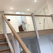 Steel cable and wood fence. Cable Fence Systems Stainless Steel Fencing Balustrade