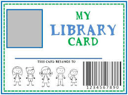 Family Library Diy Pretend Library Card She Kristina Dramatic Play Preschool Diy Library Cards Kids Library