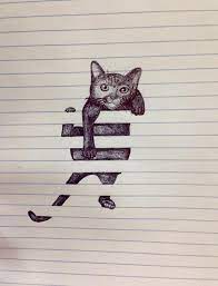 Love This Doodle Cool Drawings Art Inspiration Cat Art