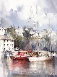 If You Want To Check My 2016 Workshop Schedule Click Here Morlaix 15x11inches Watercolor 2016 Art Tutorials Watercolor Watercolor Boat Boat Art