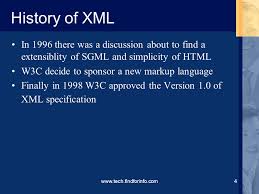 You will be presented with examples of markup languages and a brief history of xml. Introduction To Xml History Of Xml Advantages Of Xml Ppt Video Online Download