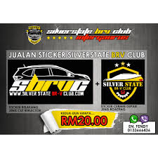 Check spelling or type a new query. Silver State Brv Club Sticker Shopee Malaysia
