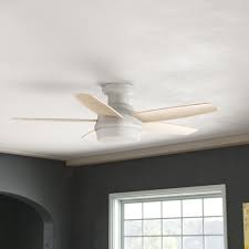 Hunter Fan 48 Avia 5 Blade Led Flush Mount Ceiling Fan With Remote Control And Light Kit Included Reviews Wayfair