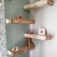 Shabby Chic Deko Fur Kuche Wandregale In Shabby Look Eckregal Wohnzimmer Diy Eckregal Eckregal Ikea