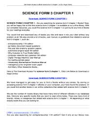 Science form 3 kssm chapter 1 stimuli and responses text book. Fillable Online Science Form 3 Chapter 1 Pdf Science Form 3 Chapter 1 Pdf Fax Email Print Pdffiller