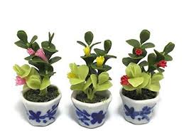 Collect the materials you need to fit your theme. 3pc Miniature Flower Clay Dollhouse Fairy Garden Mini Plant Trees Cera Toyscentral Europe