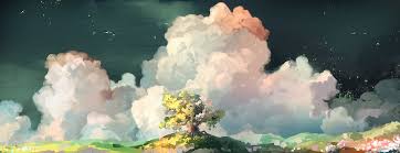 clouds and tree by masterteacher deviantart com on deviantart cloud drawing art painting