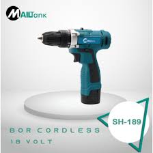 Jual MAILTANK 18 VOLT SH189 MESIN BOR CAS BATERAI TEMBOK CORDLESS DRILL 18V 